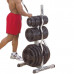 Body-Solid Olympic Plate Tree & Bar Holder (GOWT)